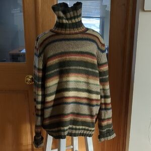 Vintage 1990s J. Crew Multicolor Lambswool Sweater